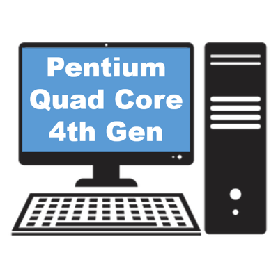 Pentium Quad Core 4th Gen Assembled Desktop