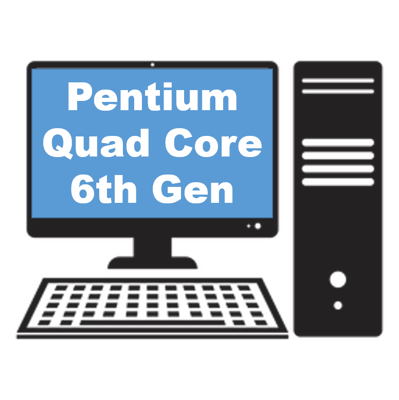 Pentium Quad Core 6th Gen Assembled Desktop