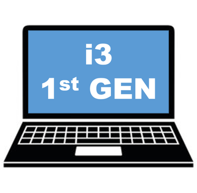 HP Notebook Series i3 1st Gen
